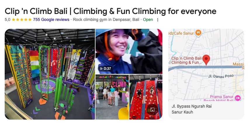 Clip 'n Climb Bali - After