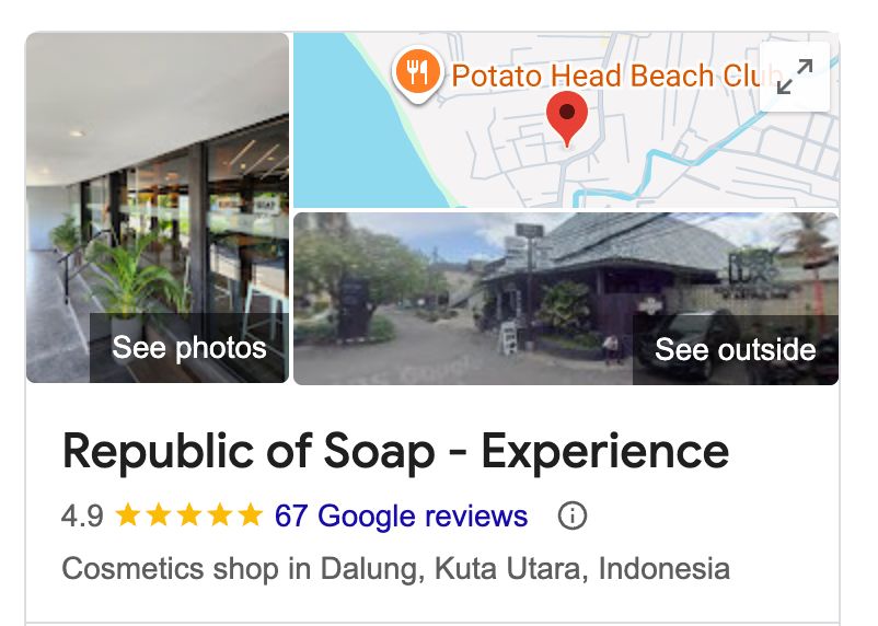 Republic of Soap - Experience - Before
