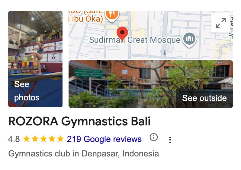 ROZORA Gymnastics Bali - After