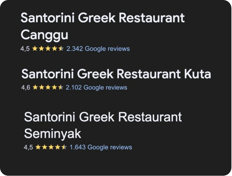 Santorini Greek Restaurant - Before
